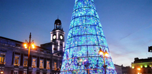 Paseo, Atardecer y Luces de Navidad