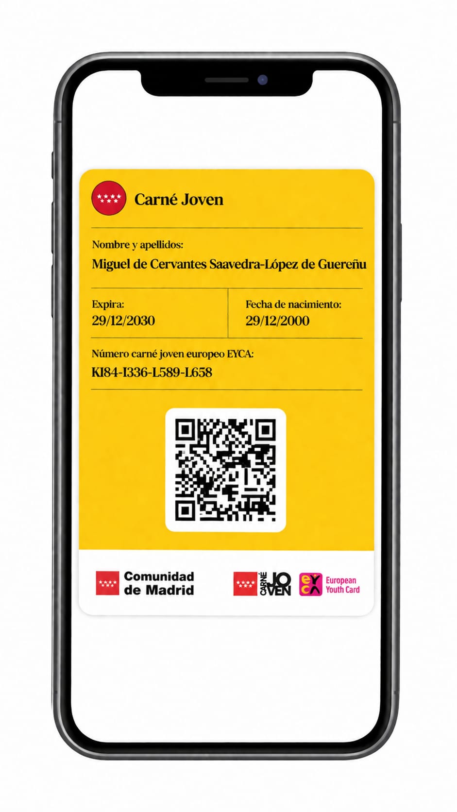 Carné Joven Europeo
