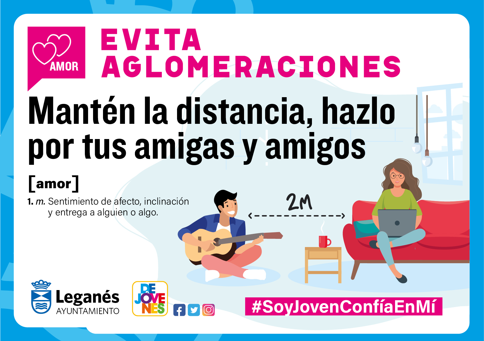 Evita las aglomeraciones. Evita las aglomeraciones.