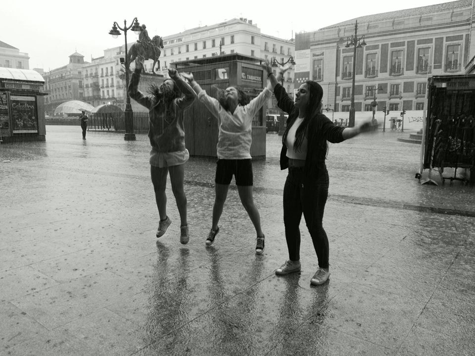 Puerta del Sol en día de tormenta